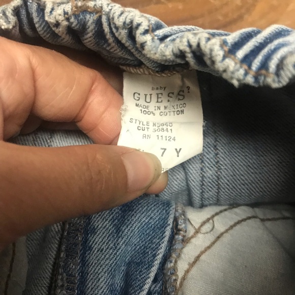 Vintage GUESS? Kid Jean Shorts - Picture 5 of 5